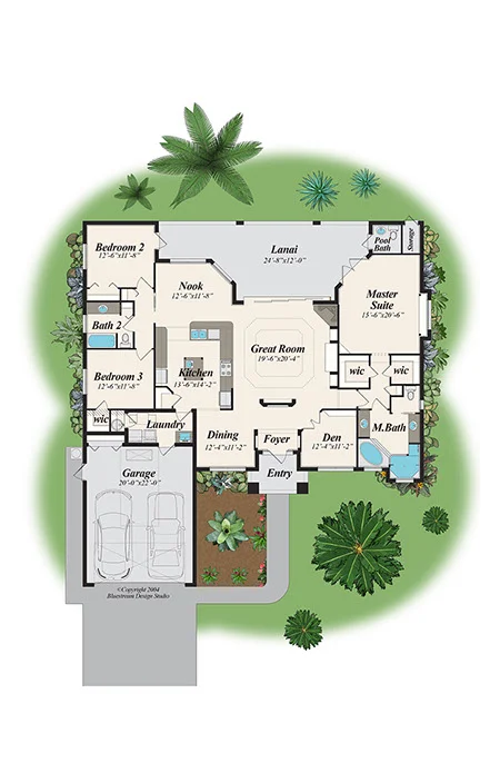 Standard grey color floor plan option C — grey color scheme for residential floor plan design