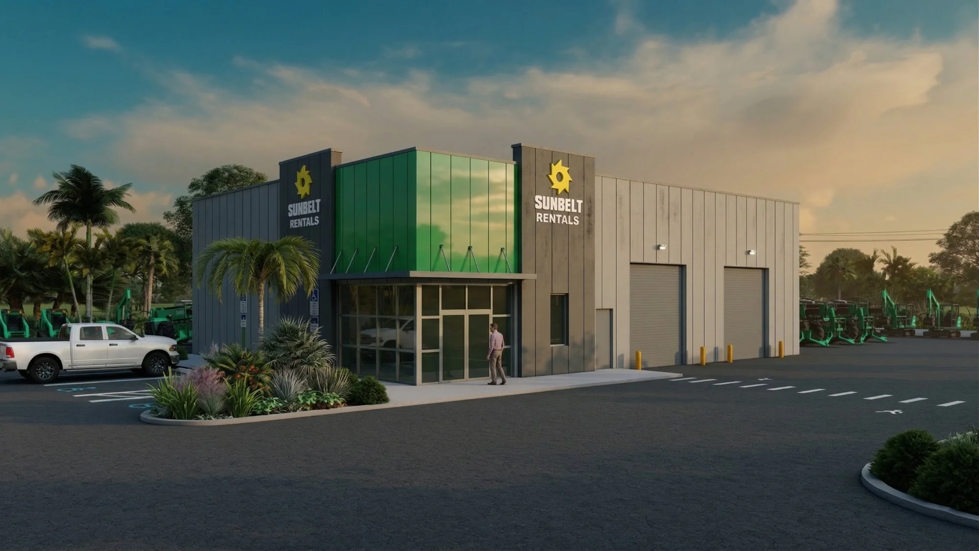 Industrial commercial rendering