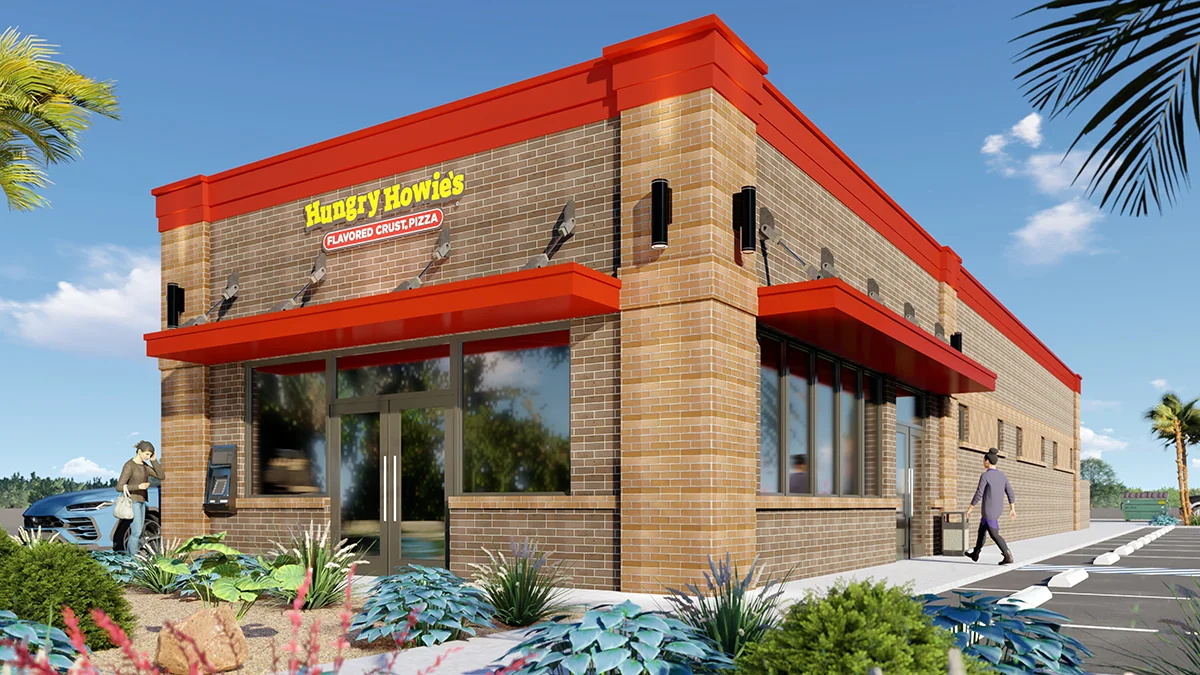 Restaurant commercial rendering